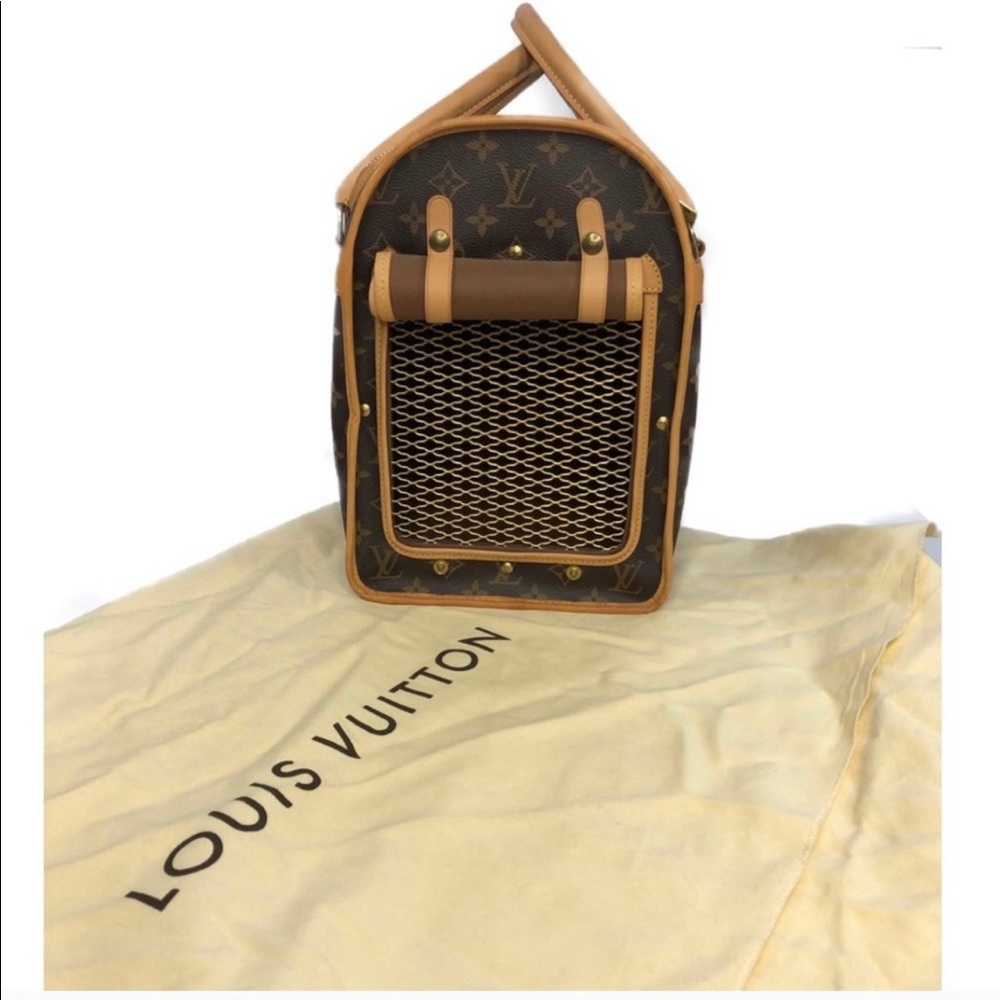 Authentic Louis Vuitton Dog Carrier Monogram